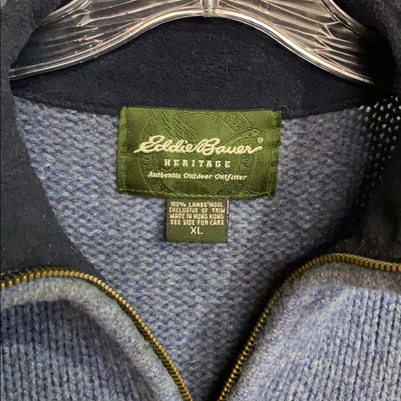 Eddie Bauer Heritage oversize Lambswool Sweater XL - Picture 2 of 5